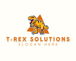 Prehistoric Dinosaur Beast logo design