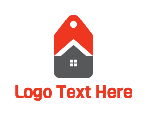 Real Estate - Home Price Tag logo design