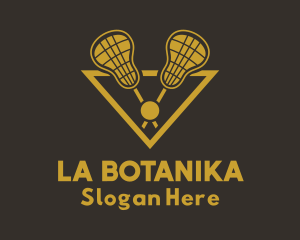 Sports Lacrosse Stick Logo