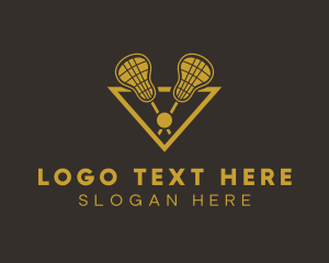 Goalie - Sports Lacrosse Stick logo design