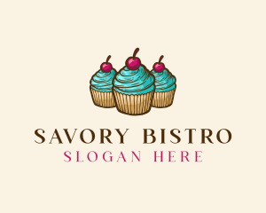 Brasserie - Sweet Cupcake Bakery logo design