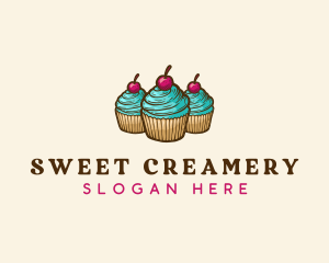 Sweet Cupcake Bakery logo design