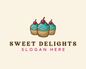 Sweet Cupcake Bakery logo design