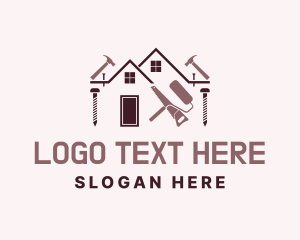 Home Construction Service logo design