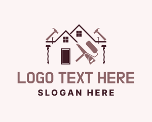 Repairman - Home Construction Service logo design