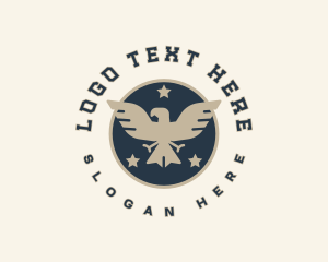 Security Military Eagle logo design