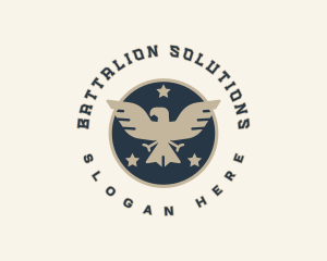 Security Military Eagle logo design