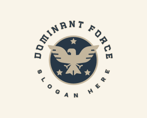 Security Military Eagle logo design