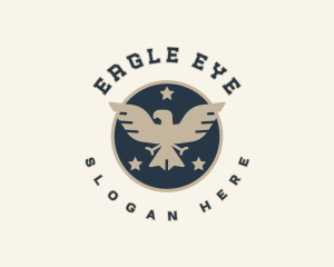 Security Military Eagle logo design