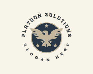 Platoon - Security Military Eagle logo design