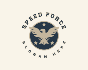 Security Military Eagle logo design