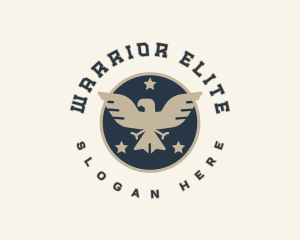 Security Military Eagle logo design