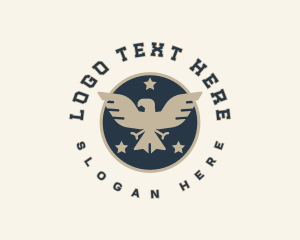 Troop - Security Military Eagle logo design