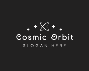 Simple Orbit Star logo design