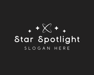 Simple Orbit Star logo design