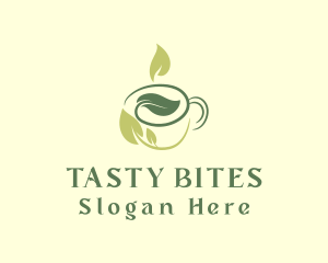 Coffee Tea Leaf Cup Logo