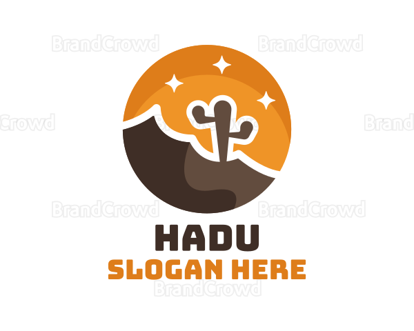 Cactus Desert Badge Logo