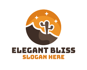 Cactus Desert Badge Logo
