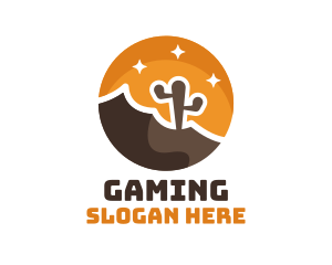 Cactus Desert Badge Logo