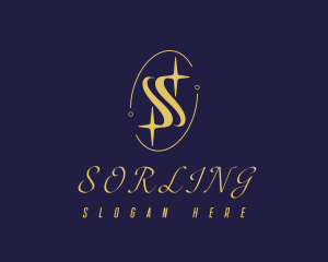 Premium Sparkling Letter S logo design