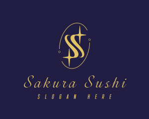 Premium Sparkling Letter S logo design