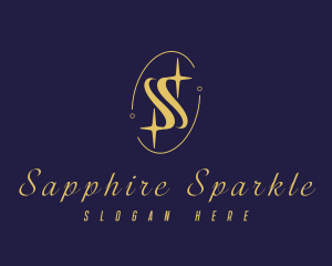 Premium Sparkling Letter S logo design