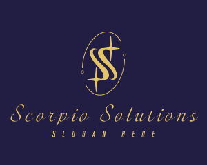 Premium Sparkling Letter S logo design