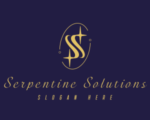 Premium Sparkling Letter S logo design