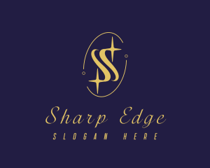 Premium Sparkling Letter S logo design