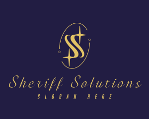 Premium Sparkling Letter S logo design