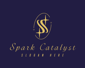 Premium Sparkling Letter S logo design