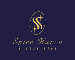 Premium Sparkling Letter S logo design