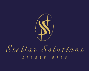 Premium Sparkling Letter S logo design