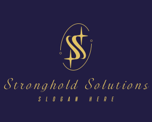 Premium Sparkling Letter S logo design