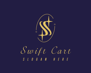 Premium Sparkling Letter S logo design