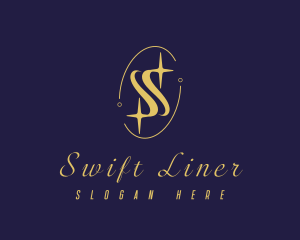 Premium Sparkling Letter S logo design