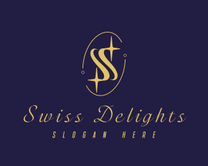 Premium Sparkling Letter S logo design