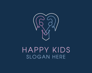 Kids Heart Community logo design