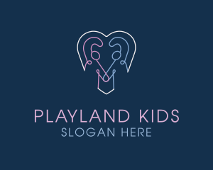 Kids Heart Community logo design