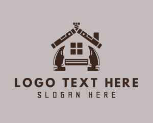 Construction - Brown House Contractor logo design