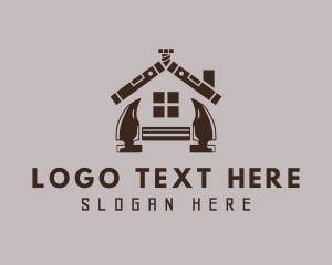 Home - Brown House Contractor logo design