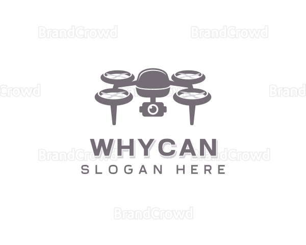 Drone Camera Photography Logo