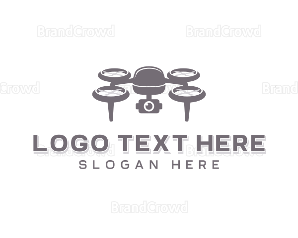 Drone Camera Photography Logo