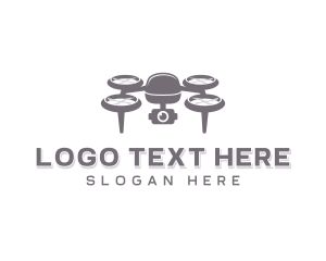 Drone Camera Photography logo design