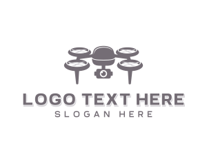 Drone Camera Photography Logo