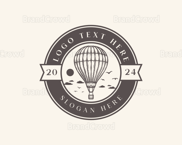 Rustic Air Balloon Logo