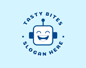 Signal - Cute Robot Tech logo design