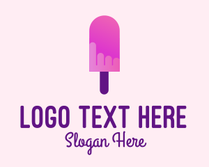 Website - Ice Cream Popsicle logo design