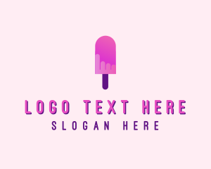 Website - Ice Cream Popsicle logo design