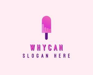 Ice Cream Popsicle Logo